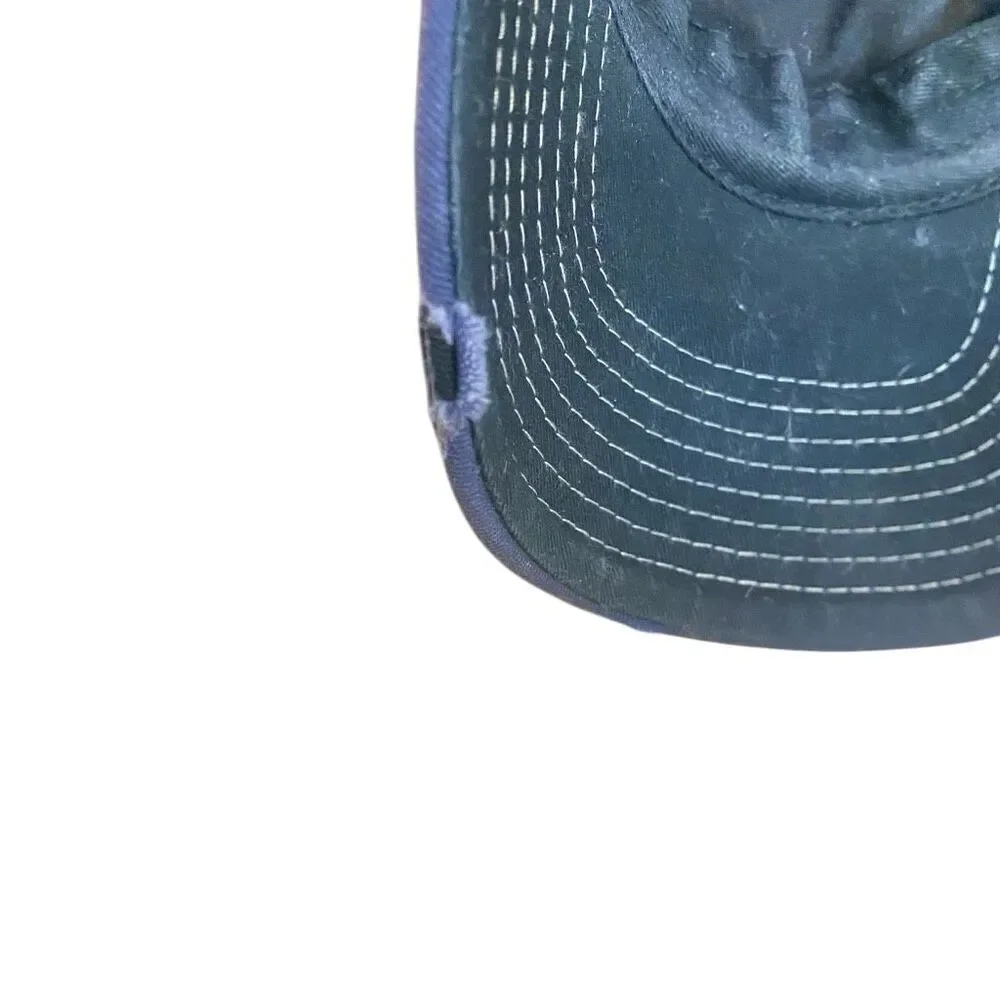 Panama Jack distressed hat, tan blue adjustable
